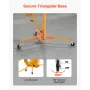 3353mm Drywall Lift, Heavy-Duty 68 kg Sheetrock Hoist with Adjustable Telescoping Arm, Lockable Wheels, Drywall Lifter Panel Jac
