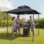 Grillpavillon, 2,43 x 1,5 m udendørs grillpavillon med