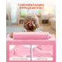 2-i-1 børnesofa, sammenfoldelig blød babysofa med armlæn, lavet