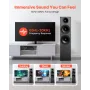 Passive Floorstanding Speakers, 2-Way, Floor-Standing Tower Speakers with 25.4 mm Tweeter, Dual 165.1 mm Woofers, 400W Peak, 65H