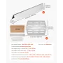 VEVOR Flavorizer bars og varmeafledere, 44 cm grilludskiftningsdel, til Weber Genesis 300 Series griller, inklusive E310 E320