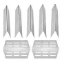 Flavorizer Bars and Heat Deflectors, 44cm Grill Replacement Part, for Weber Genesis 300 Series Grills, Including E310 E320 E330 
