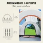 SUV-campingtelt, 8'-8 'SUV-telt tilknytning til camping med