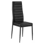 Modern Dining Room Accent Chairs Set of 4, Upholstered Leather Side Chair for Dining Tables, Space-Saving Kitchen Table Chair wi