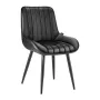 Modern Dining Room Accent Chairs Set of 4, Upholstered Fabric Side Chair for Dining Tables, Space-Saving Kitchen Table Chair wit