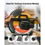 VEVOR Circular Saw Blade, 185 mm Diameter, 48 Sharp Alloy Teeth, 15.875 mm Arbor, Fine Finish, Metal Cutting Blade for Circular 