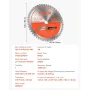 Circular Saw Blade, 185 mm Diameter, 48 Sharp Alloy Teeth, 15.875 mm Arbor, Fine Finish, Metal Cutting Blade for Circular Saw, w