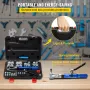 Hydraulic Flaring Tool Kit, 45° Double Flaring Tool, Brake Repair Brake Flaring Tools for 3/16"-1/2", Brake Flare Tool with Tube