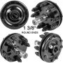 VEVOR Slip Clutch, 1 3/8” PTO Slip Clutch, Smooth Round Ends PTO Friction Clutch, Carburized Steel Tractor Slip Clutch, Adjustab
