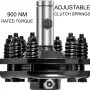 glidekobling, 1 3/8” PTO-glidekobling, glatte runde ender