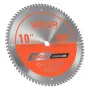 Circular Saw Blade, 254 mm Diameter, 80 Sharp Alloy Teeth, 15.875 mm Arbor, Fine Finish, Aluminum Cutting Blade for Circular Saw