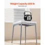 Modern Dining Room Accent Chairs Set of 4, Upholstered Leather Side Chair for Dining Tables, Space-Saving Kitchen Table Chair wi