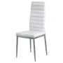 Modern Dining Room Accent Chairs Set of 4, Upholstered Leather Side Chair for Dining Tables, Space-Saving Kitchen Table Chair wi