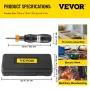 1/4" Drive Torque Screwdriver Wrench Set, 10-50 in-lbs Torque Adjustment Range, Torque Range Accurate to ±5%, 5 in-lb Increment 