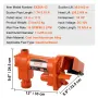 brændstofoverførselspumpe, 12V DC 16 GPM 1/4 HK