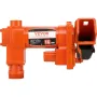 Fuel Transfer Pump, 12V DC 16 GPM 1/4 HP, Gasoline Extractor Pump with Automatic Nozzle, Discharge Hose & Suction Pipe for Gasol