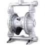 Air Operated Double Diaphragm Pump, 44GPM, Max 115PSI Air Waste Oil Pneumatic Transfer Pump with 2 Extra Diaphragms, 3.8cm Inlet