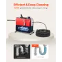 afløbsrensermaskine, 500W 1400RPM Elektrisk