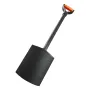 Square Shovel, 122 cm Heavy-Duty Flat Shovel, Transfer Shovels with Alloy Steel Blade and Non-Slip D-Handle, Detachable and Easy