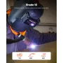 VEVOR Auto Darkening Welding Lens 108 x 51 mm, Shade 10 True Color Welding Lens with Dual Arc Sensors, Compatible with Most Weld
