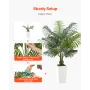 VEVOR Artificial Areca Palm Tree 1524 mm, Fake Palm Tropical Plants with White Tall Planter, Faux Floor Silk Plant in Pot, Large