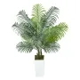 Artificial Areca Palm Tree 1524 mm, Fake Palm Tropical Plants with White Tall Planter, Faux Floor Silk Plant in Pot, Large Trees