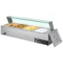 kommerciel madvarmer, 1500 W elektrisk dampvarmer i rustfrit