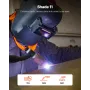 Auto Darkening Welding Lens 108 x 51 mm, Shade 11 True Color Welding Lens with Dual Arc Sensors, Compatible with Most Welding He