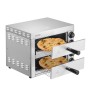 Elektrisk bordplade Pizza Ovn 12 "Justerbar temperatur 0-120min timer