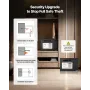 0.6 Cubic Feet Drop Safe, Drop Slot Safe Box with Password and Turn Knob, Heavy Duty Compact Cash Depository Box with a Front Lo
