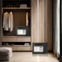 0.6 Cubic Feet Drop Safe, Drop Slot Safe Box with Password and Turn Knob, Heavy Duty Compact Cash Depository Box with a Front Lo