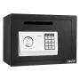 0.6 Cubic Feet Drop Safe, Drop Slot Safe Box with Password and Turn Knob, Heavy Duty Compact Cash Depository Box with a Front Lo