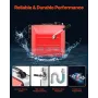 Drain Cleaner Machine, 850W Electric Pipe Drain Cleaning Machine Sewer Snake with 14.5m x 16mm, 14m x 22mm, 5m x 9.5mm, 0.4m x 1