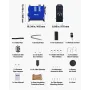 Diesel Heater, 12-24V 5-8KW, All in One Portable Diesel Air Heater with Remote Control and LCD Screen, Fast Heating Low Noise, 5