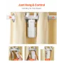 Automatic Curtain Opener, APP and Remote Control, Hub Included, Electric Smart Curtain Opener Compatible with Alexa and Google H