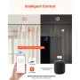 automatisk gardinåbner, APP og fjernbetjening, hub inkluderet