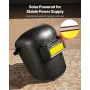Auto Darkening Welding Lens 108 x 51 mm, Shade 9 True Color Welding Lens with Dual Arc Sensors, Compatible with Most Welding Hel