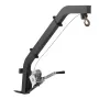 Tree Mounted Deer Hoist, 353 lbs Load Capacity, Hunting Game Hoist Winch Lift with Ratchet Strap, Heavy Duty Deer Hanger for Ski