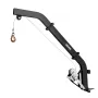 Tree Mounted Deer Hoist, 353 lbs Load Capacity, Hunting Game Hoist Winch Lift with Ratchet Strap, Heavy Duty Deer Hanger for Ski
