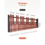 Glockenspiel Xylophone, 32 Notes, Wooden Professional Xylophone Percussion Instrument, with Height Adjustable Stand, 4 Mallets, 