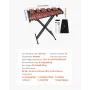 VEVOR Glockenspiel Xylophone, 32 Notes, Wooden Professional Xylophone Percussion Instrument, with Height Adjustable Stand, 4 Mal