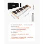 Glockenspiel Xylophone, 27 Notes, Professional Xylophone Percussion Instrument, with Metal Keys, Includes 4 Mallets, Carrying Ba