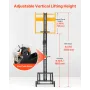 VEVOR Drywall Lift, Heavy-Duty 68 kg Sheetrock Hoist for Ceiling & Wall Installation, One Person Drywall Installation, 1219x4878