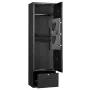 4 Gun Safe, Long Gun Cabinet for Rifles and Pistols, Quick Access Rifle Safe with 2 Ammo Slots, 2 Pistol Pockets & 2 Adjustable 