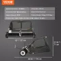 VEVOR Tow Behind Lawn Sweeper, 127 cm Pull Behind Lawn Sweeper, 26 cu. ft Løv- og græsopsamler med stor kapacitet, Heavy Duty
