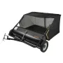 Tow Behind Lawn Sweeper, 127 cm Pull Behind Lawn Sweeper, 26 cu. ft Large Capacity Leaf & Grass Collector, Heavy Duty Garden Swe