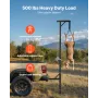 VEVOR Truck Hitch Game Hoist, 500 lbs Load Capacity, Hunting Deer Hoist with 2-inch Receiver, 360-Degree Swivel Shaft & Adjustab