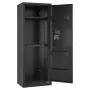 6-8 Gun Safe, Long Gun Cabinet for Rifles and Pistols, Quick Access Rifle Safe with 3 Ammo Slots and 2 Adjustable Racks, Large D