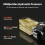 Hydraulic Pump Power Unit, AC 220V, 15 Quart Single Acting Hydraulic Unit, 6.3 L/min Oil Flow, Max Discharge Pressure 22 MPa for