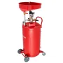 VEVOR 79.5L Waste Oil Drain Tank, Air Operated Portable Oil Drainer with Adjustable Funnel Height, Industrial Fluid Drain Tank w